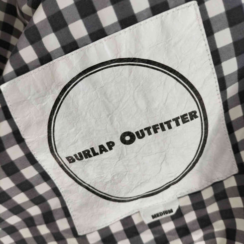 バーラップアウトフィッター BURLAP OUTFITTER ギンガムチェック ナイロンシャツ メンズ import:M