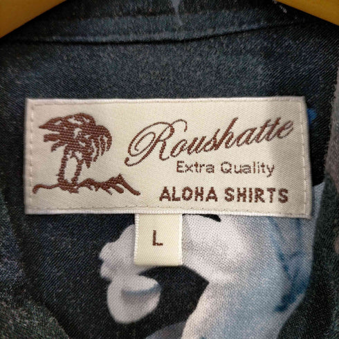 ルーシャット ROUSHATTE レーヨン100 S/Sアロハシャツ メンズ JPN:L