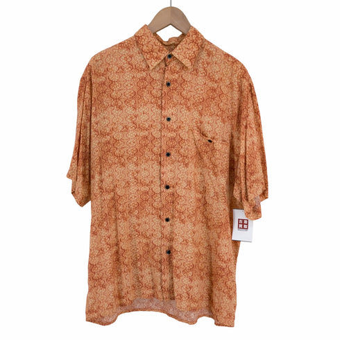 ナチュラルイシュー NATURAL ISSUE 総柄レーヨン100 S/Sアロハシャツ メンズ import:M