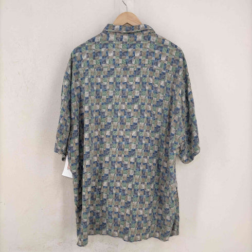 ピエールカルダン pierre cardin チェックレーヨン100 S/Sアロハシャツ メンズ import:XXL