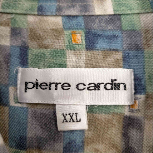 ピエールカルダン pierre cardin チェックレーヨン100 S/Sアロハシャツ メンズ import:XXL