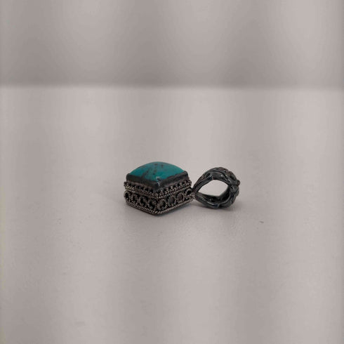 925 ターコイズ ペンダントトップ レディース