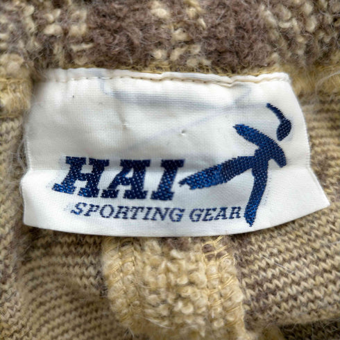 イッセイミヤケハイスポーティングギア ISSEY MIYAKE HAI SPORTING GEAR ウール混パイル地チェック柄スカート レディース JPN:M