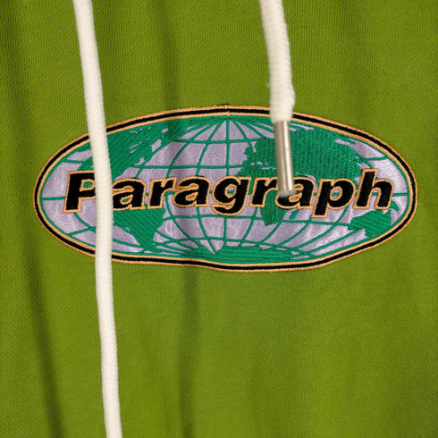 パラグラフ PARAGRAPH ワールドロゴロゴプルオーバーパーカー/WorldLogo PulloverHoodie メンズ FREE