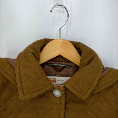 トラディショナルウェザーウェア Traditional Weatherwear キルティングジャケット フード付き レディース JPN:34