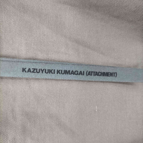 カズユキクマガイアタッチメント KAZUYUKI KUMAGAI ATTACHMENT フーデットコート ハイカウントラバークロス メンズ JPN:3