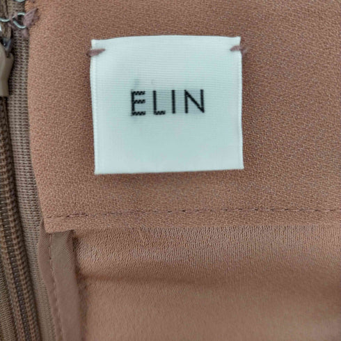 エリン ELIN ジョーゼットドローストリングスカート ロング タイト サイドスリット レディース JPN:36