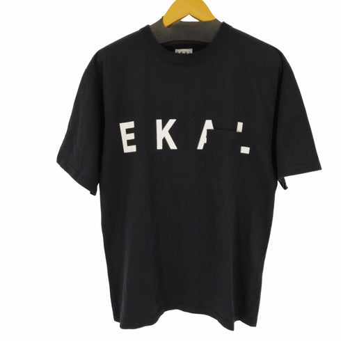 エカル EKAL フロントロゴカットソー 1ポケット メンズ JPN:L