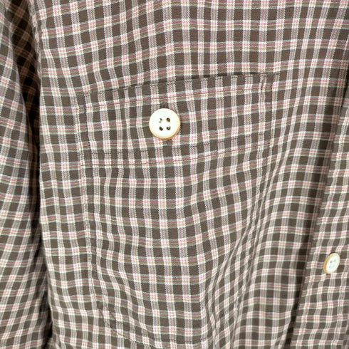 ポロバイラルフローレン Polo by RALPH LAUREN 90s チンスト付 ポニー無 チェック柄シャツ メンズ