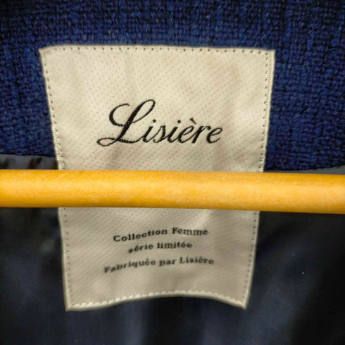 リジェール Lisiere Tweed Jacket ツイード ジャケット 総裏地 金ボタン レディース JPN:36
