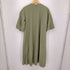 MANOF 22SS BALLOON SLLEVE FLARE ONE PIECE ワンピース クルーネック 七分袖 ロング フレア レディース JPN:M