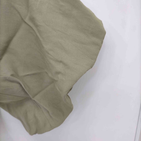MANOF 22SS BALLOON SLLEVE FLARE ONE PIECE ワンピース クルーネック 七分袖 ロング フレア レディース JPN:M