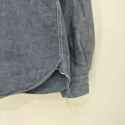 スタジオダルチザン STUDIO DARTISAN シャンブレー長袖ワークシャツ メンズ US:40