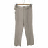 アパルトモンドゥーズィエムクラス LAppartement DEUXIEME CLASSE Lisiere LAppartement Linen Cropped スラックスパンツ ストレート ジッパーフライ レディース JPN:34