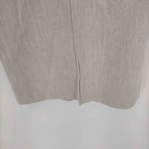 アパルトモンドゥーズィエムクラス LAppartement DEUXIEME CLASSE Lisiere LAppartement Linen Cropped スラックスパンツ ストレート ジッパーフライ レディース JPN:34