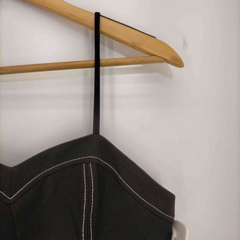 ザラ ZARA DRESS WITH CONTRASTING TOPSTITCHING レディース JPN:S