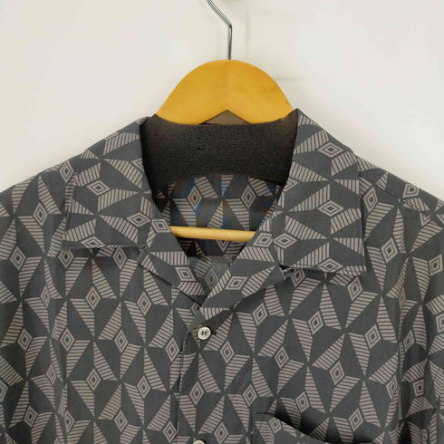 アーバンリサーチドアーズ URBAN RESEARCH DOORS S/Sジオトメリック総柄シャツ メンズ
