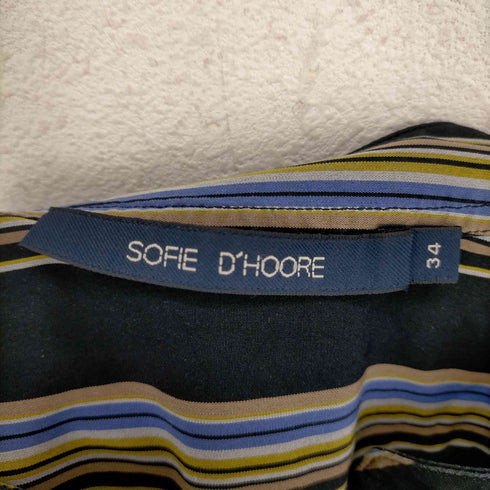 ソフィードール SOFIE DHOORE 20SS ストライプワンピース シャツワンピース レディース JPN:34