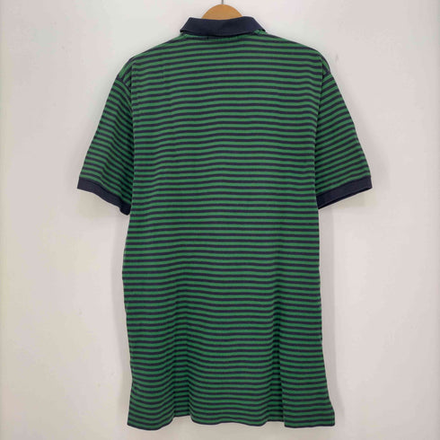 ポロバイラルフローレン Polo by RALPH LAUREN 90s ポニー刺繍 半袖ボーダーポロシャツ メンズ import:L