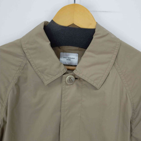 アーバンリサーチドアーズ URBAN RESEARCH DOORS 比翼 スプリングステンカラーコート メンズ US:40