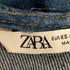 ザラ ZARA スクエアネックデニムワンピース レディース import:XS