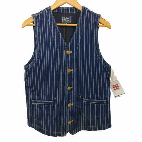 スタジオダルチザン STUDIO DARTISAN MR.RAIL ROAD DOUBLE WABASH VEST メンズ US:38