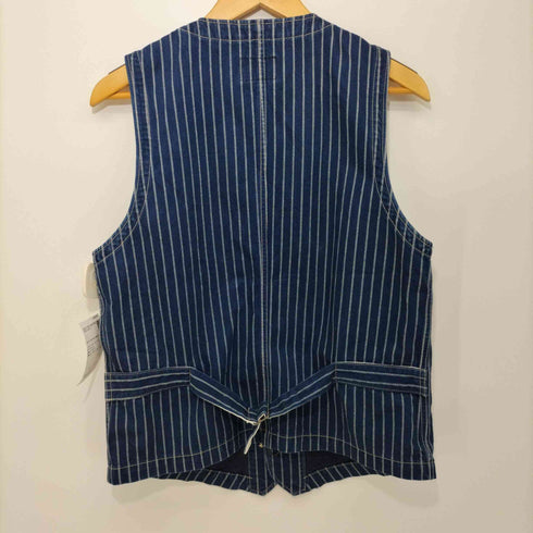 スタジオダルチザン STUDIO DARTISAN MR.RAIL ROAD DOUBLE WABASH VEST メンズ US:38
