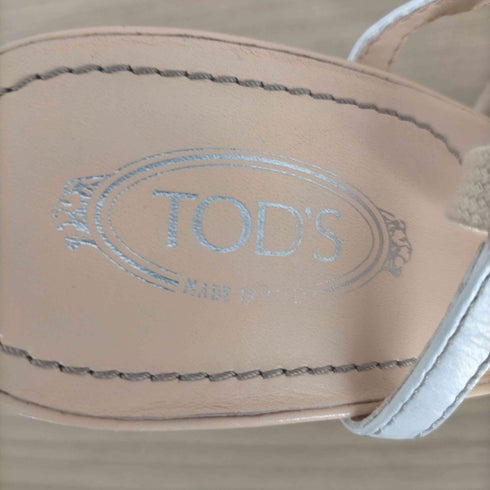 トッズ TODS レザーストラップウエッジソールサンダル レディース JPN:24