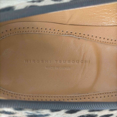 ヒロシ ツボウチ HIROSHI TSUBOUCHI レオパードオペラシューズ メンズ JPN:26