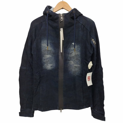 ウノピュウノウグァーレトレ 1PIU1UGUALE3 JOGGER SWEAT DENIM MOUNTAIN PARKA ジップアップパーカー メンズ import:M