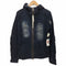 ウノピュウノウグァーレトレ 1PIU1UGUALE3 JOGGER SWEAT DENIM MOUNTAIN PARKA ジップアップパーカー メンズ import:M