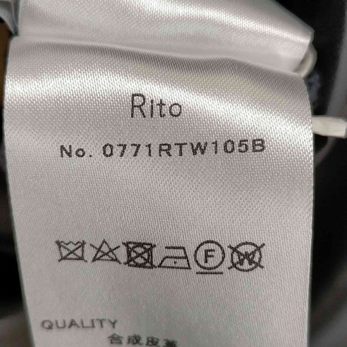 リト RITO 21AW ECO LEATHER CAMI-TOP レディース JPN:38