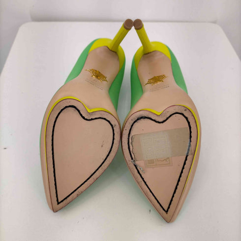 シャーロットオリンピア CHARLOTTE OLYMPIA パンプス ポインテッドトゥ ハイヒール サテン生地 レディース JPN:24
