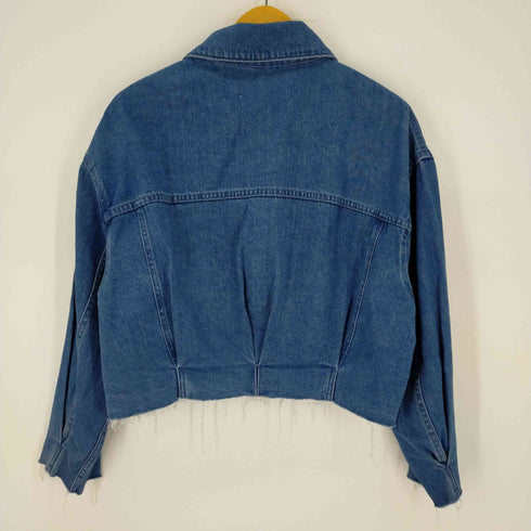 ザラ ZARA クロップド丈デニムジャケット レディース JPN:S