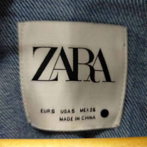ザラ ZARA クロップド丈デニムジャケット レディース JPN:S