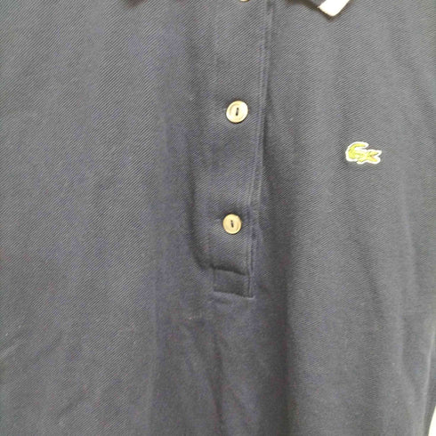 ラコステ LACOSTE ロゴワッペン 鹿の子ポロシャツ レディース FR:38