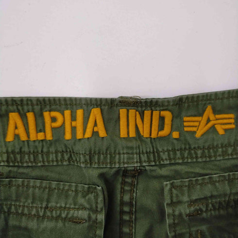 アルファインダストリーズ ALPHA INDUSTRIES スリムテーパードカーゴパンツ メンズ JPN:S