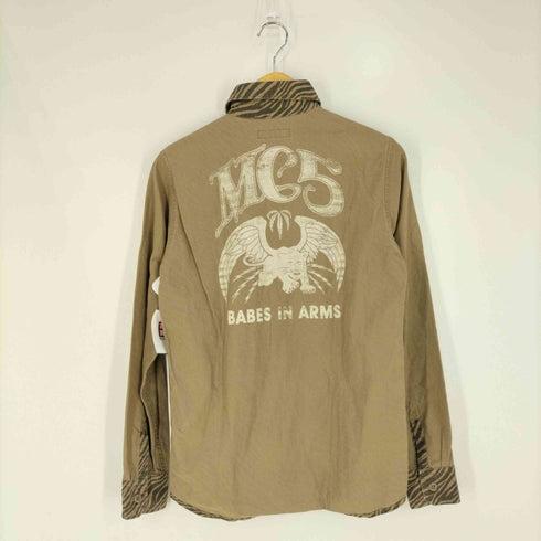 ヒステリックグラマー HYSTERIC GLAMOUR MC5 BABES IN ARMS MILITARY SHIRTS メンズ JPN:S