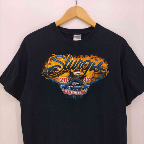 ギルダン GILDAN BLACK HILLS BALLY プリント クルーネック S/S Tシャツ メンズ JPN:M