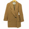 カオン Kaon ウール混 1B バックフリル チェスターコート レディース JPN:34