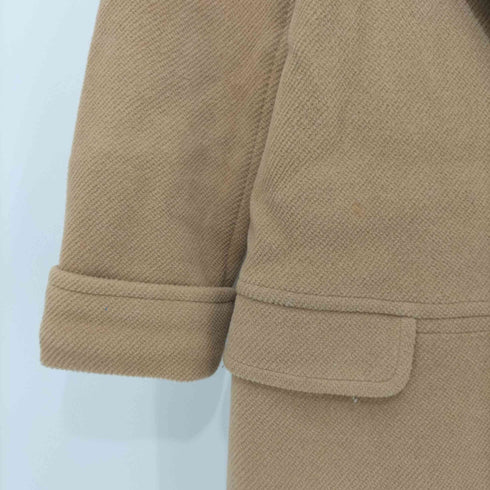 カオン Kaon ウール混 1B バックフリル チェスターコート レディース JPN:34