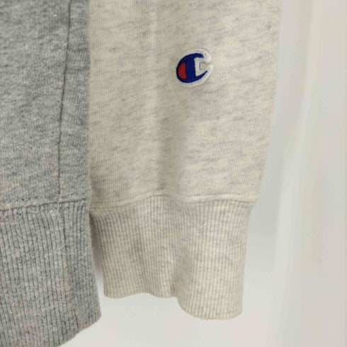 チャンピオン Champion ロゴ刺繍 パッチワーク スウェット トレーナー メンズ JPN:M