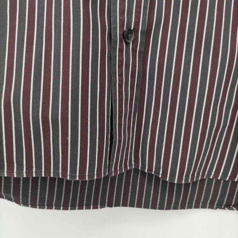 アクアスキュータム AQUASCUTUM ストライプボタンダウンシャツ メンズ JPN:M