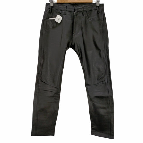 WALDES ZIP レザーパンツ メンズ