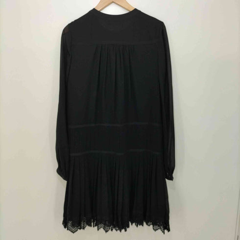 トリーバーチ TORY BURCH ロングスリーブ シースルー プリーツワンピース レディース JPN:2