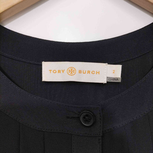 トリーバーチ TORY BURCH ロングスリーブ シースルー プリーツワンピース レディース JPN:2