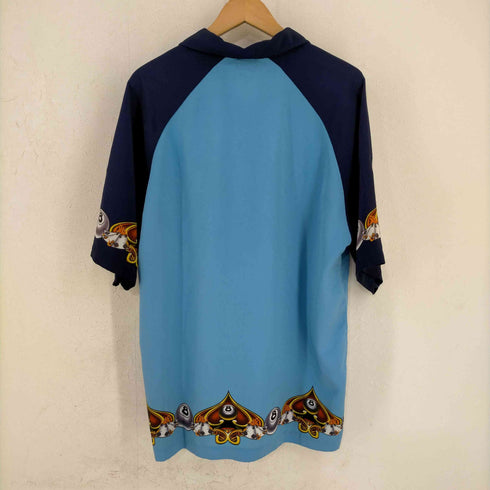 JNCO 90-00s 8ボール柄 オープンカラーシャツ メンズ import:M
