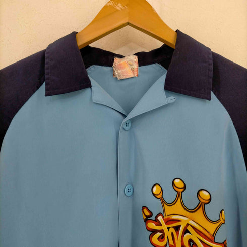 JNCO 90-00s 8ボール柄 オープンカラーシャツ メンズ import:M