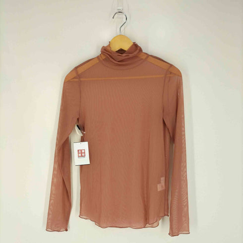 ユナイテッドアローズグリーンレーベルリラクシング UNITED ARROWS green label relaxing ハイメッシュ チュール タートル プルオーバー カットソー レディース