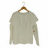 ユナイテッドアローズグリーンレーベルリラクシング UNITED ARROWS green label relaxing フリルカラー ロングスリーブ Tシャツ カットソー レディース